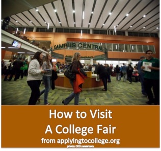 how to visit a college fair