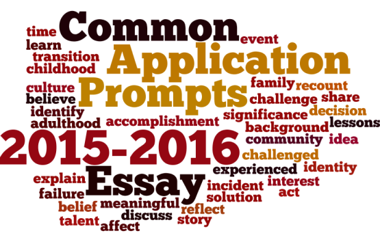 2015-2016 Common Application Essay Prompts