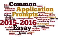 College essay prompts common app 2016