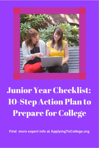 Copy of Junior Year Checklist 10-Step Action Plan to Prepare for College
